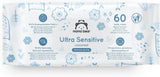 Mama Bear Ultra Sensitive dětské ubrousky Bez vůně 1008 (18 balení po 60) Naty Shop