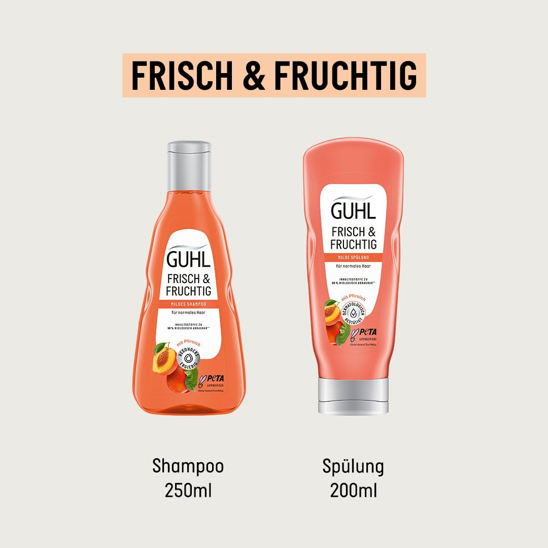 Guhl Fresh & Fruity Shampoo - Obsah: 250 ml - Typ vlasů: Normální Sprcha a koupel Guhl