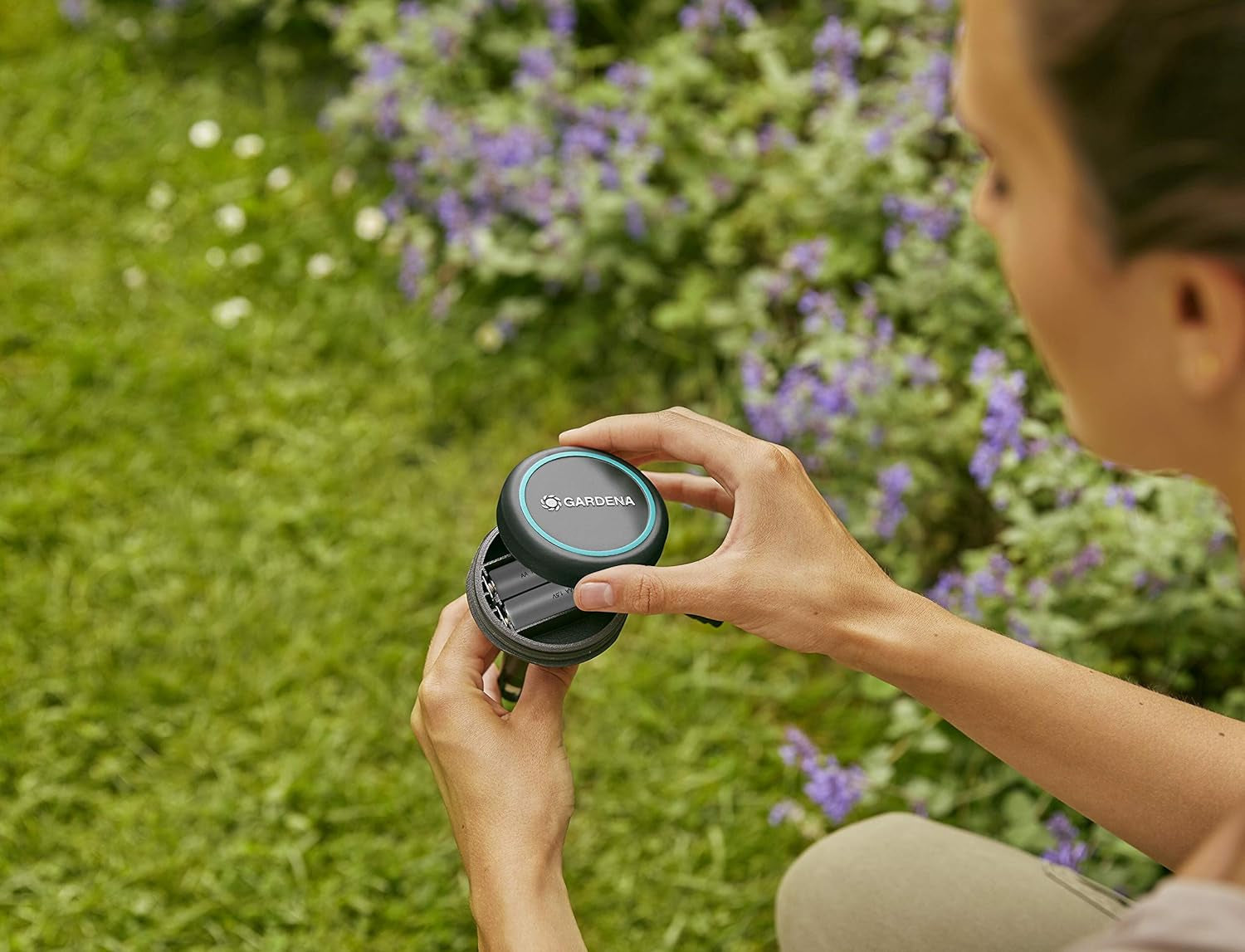 Prodlužovací kabel Gardena (10 m) pro dešťové čidlo a čidlo půdní vlhkosti, propojovací kabel se systémem Easy Click, rozšiřitelný až na 105 m, pro použití nad i pod zemí (01868-20)