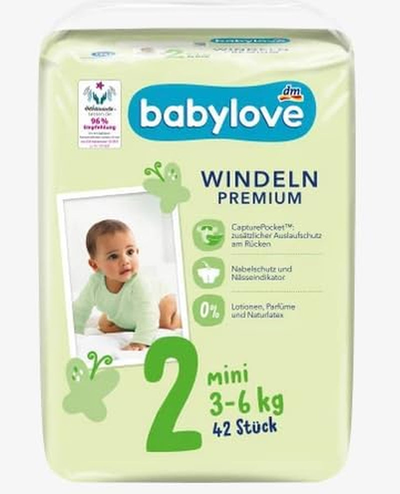 Prémiové pleny vel. 2, mini, 3-6 kg, 42 kusů