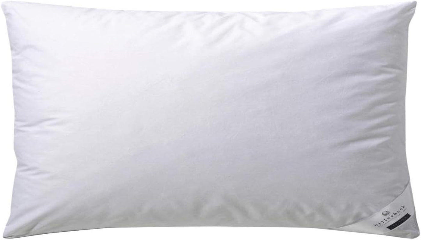 Billerbeck péřový polštář Martina - Polštář 80 X 80 Cm - Polštář s pevnou oporou - Husí prachové peří 15 % a peří 85 % Standardní polštáře Naty Shop 40 X 80 Cm