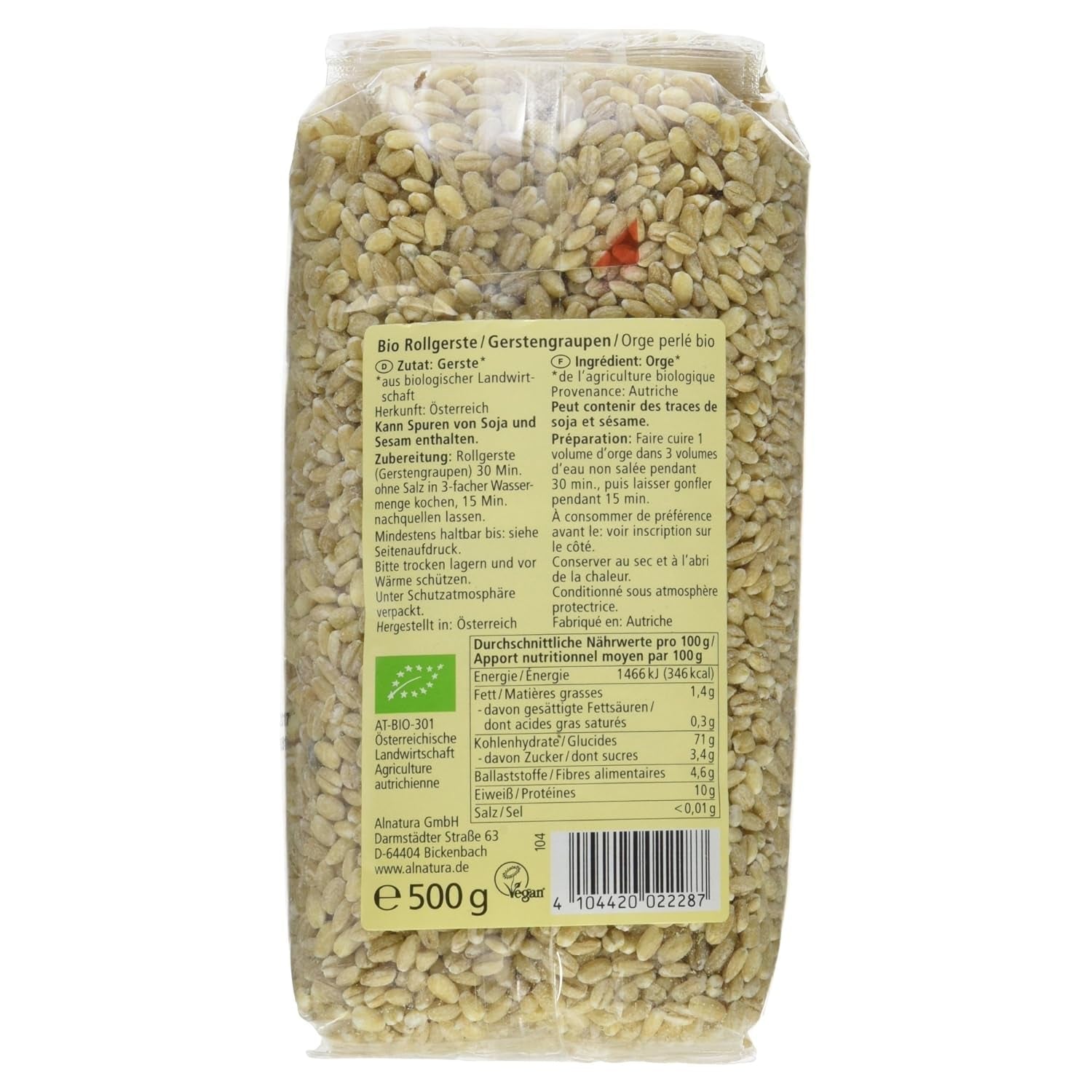 Bio kroupy, kroupy, 500g