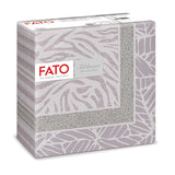 Fato - Suché papírové ubrousky, vzduchem kladené, textilní efekt, balení 50 ks ubrousků, 40X40 složené na 4 formáty, dekor Tropicana