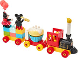 LEGO 10941 DUPLO Disney Mickey a Minnie narozeninový vláček, vláček s dortem a balónky, dárek pro děti od 2 let Stavebnice Besuche den LEGO-Store