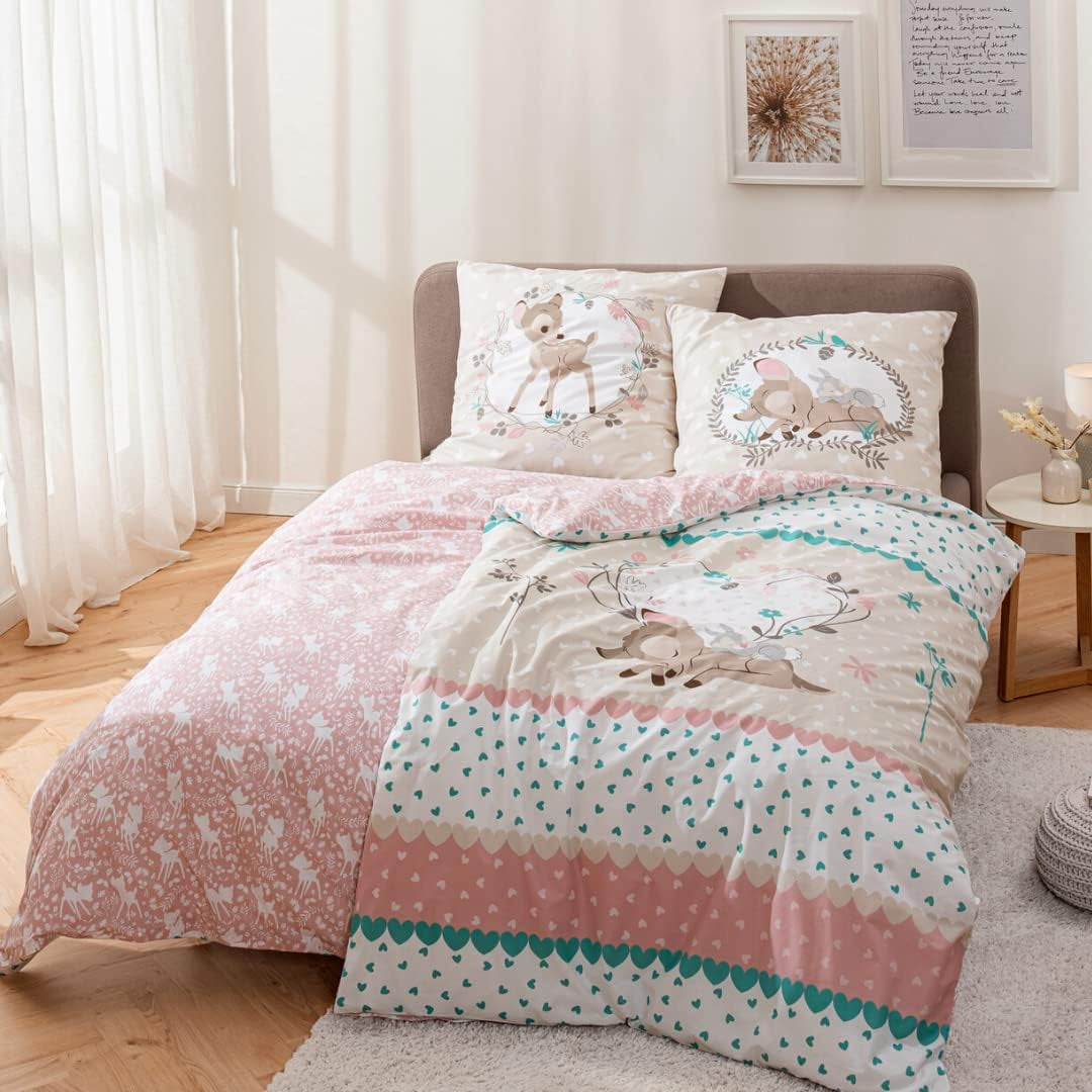 Povlečení pro dívky, Bambi, 100% bavlna Povlečení - dětské Naty Shop