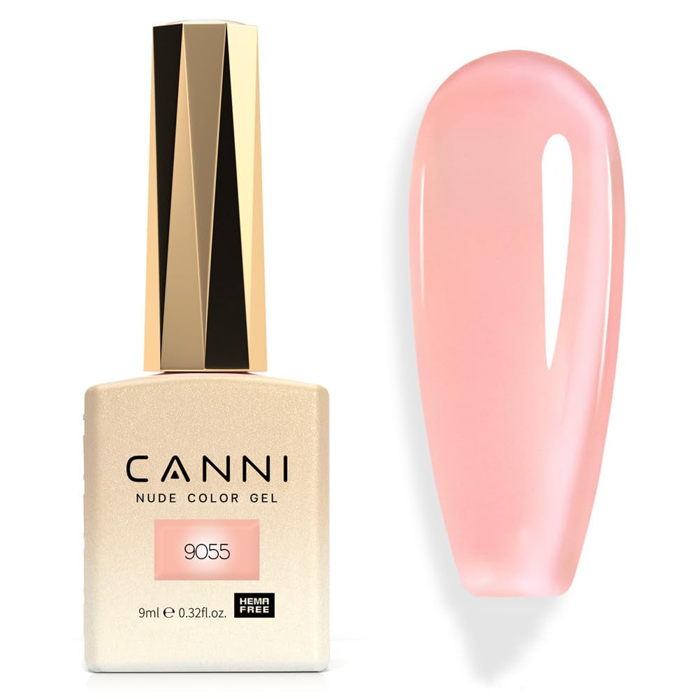 CANNI gel lak na nehty, semipermanentní, tmavě fialový, lak na nehty, UV gel, soak off, manikúra
