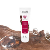SANTE Naturkosmetik Glossy Shine Mask organický extrakt z březových listů + 3x proteinový komplex, bez silikonů a hydratační maska na vlasy, veganská vlasová péče pro větší lesk a poddajnost, 150 ml Naty Shop Hair Mask