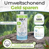 BULA® Popo Refill Bottle (750ml) STAČÍ DOPLNIT naše 150ml a 50ml lahvičky! | Nahradí až 1000 ubrousků! | S přísadami přírodního původu