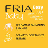Easy Baby vlhčené ubrousky s Aloe Vera a extraktem z medu zvlhčující pokožku, dermatologicky testováno, balení 20 ubrousků