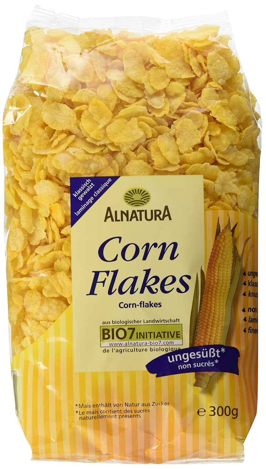 Bio Cornflakes Ungesüßt, 300G Cereálie Naty Shop 300G (1Er Pack)
