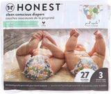 – Ekologické a vysoce kvalitní jednorázové plenky Pandas, velikost 3 (7,3–12,7 kg), 27 kusů