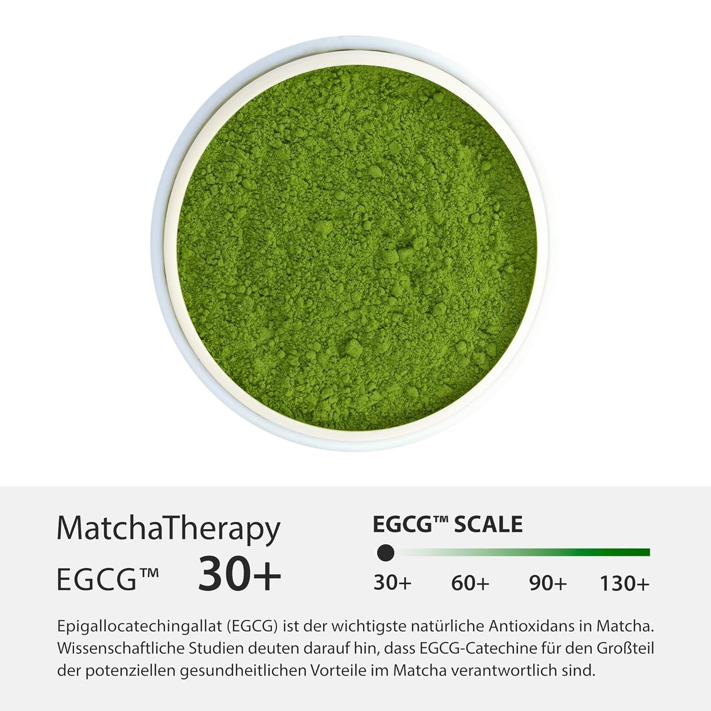 Matcha terapie 30+ | Organický prášek Matcha Tea | 60 g | S ověřeným obsahem minimálně 30 mg/g katechinu EGCG | Podporuje imunitní systém a energetickou hladinu | Slavnostní kvalita | Zelený čaj z Japonska