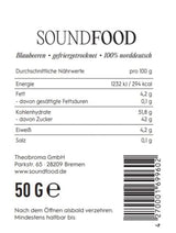 Lyofilizované borůvky celé z Německa Sklizeň 2023, 50 gramů Dehydrované produkty Naty Shop