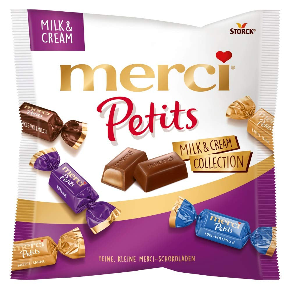 Kolekce Milk&Cream (1 x 125 g) / Jemné čokolády ve 4 sortimentech