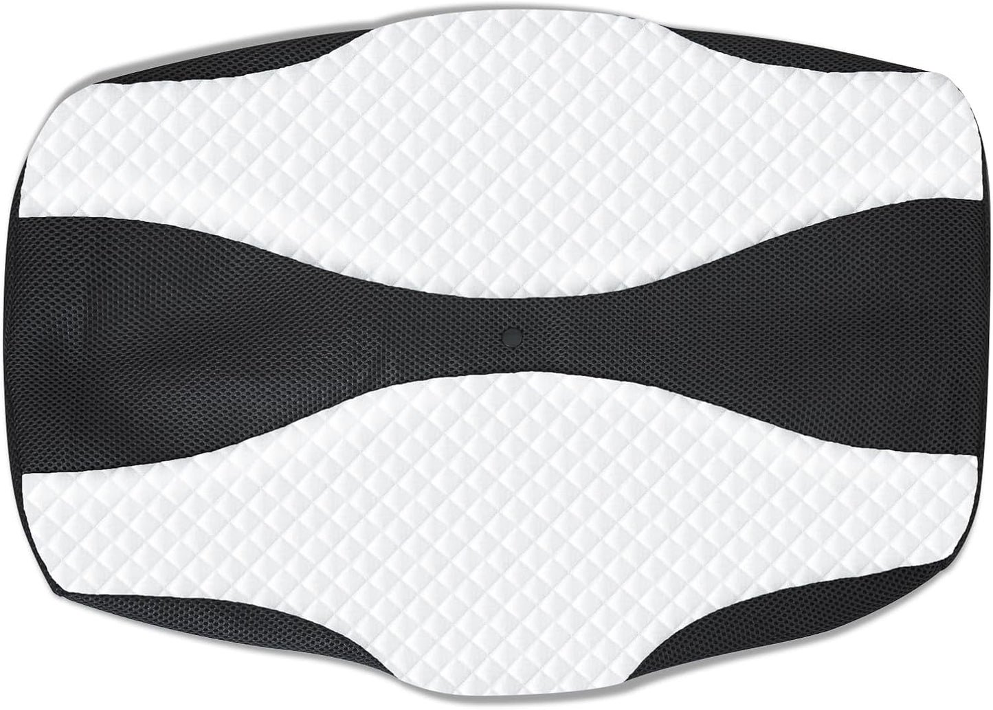 Ortopedický polštář SAHEYER Polštář na podporu krku Polštář na hlavu Ergonomický polštář na krk Polštář na spaní na boku 60 X 40 X 13/11 cm Polštář z paměťové pěny pro postranní spánek Ortopedické polštáře na krk Záda Žaludek Naty Shop Černý povlak na polštář