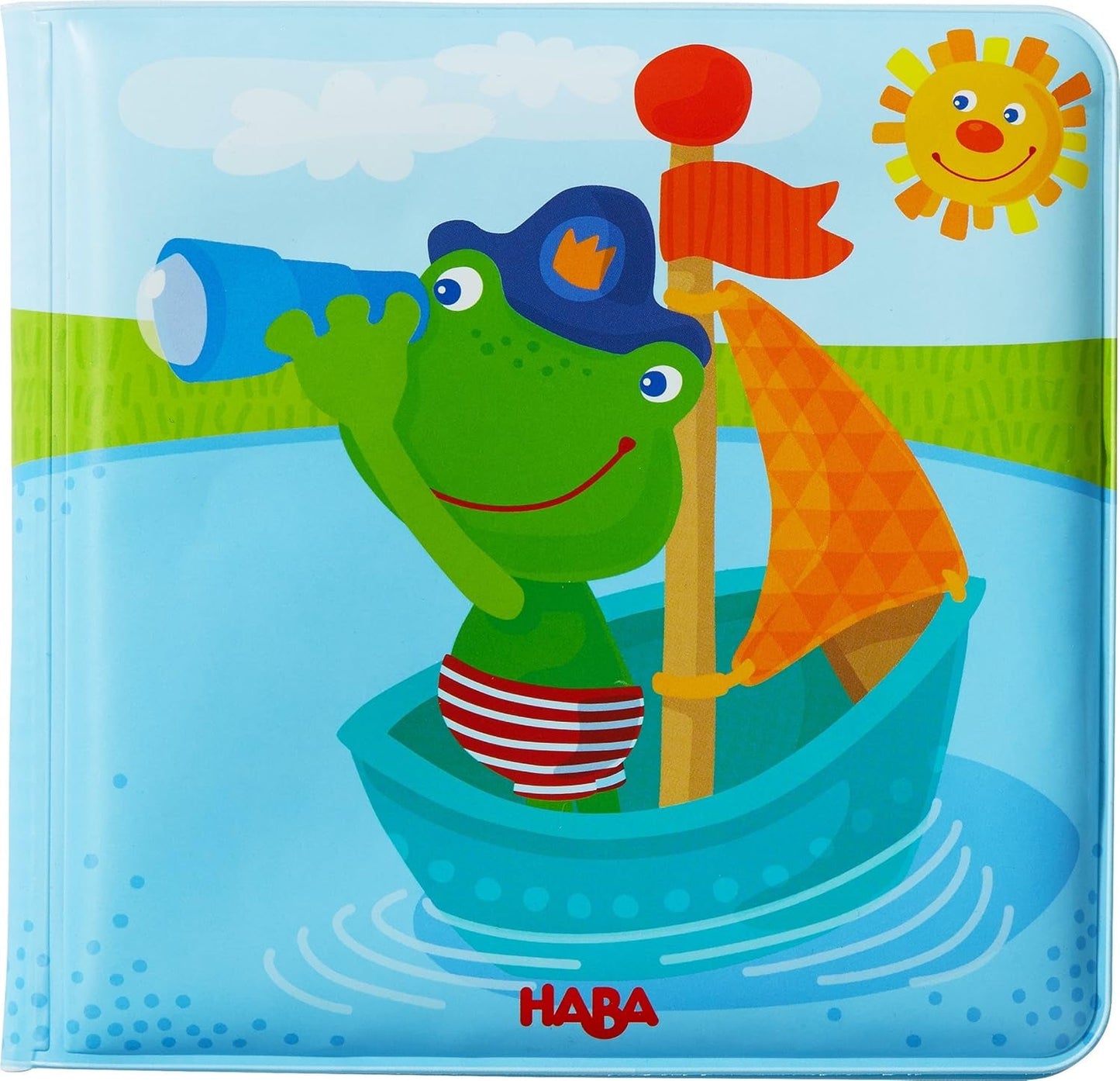HABA 302634 Captain Frog 2 knížka do vany, hračka pro batolata Baby Toys Naty Shop