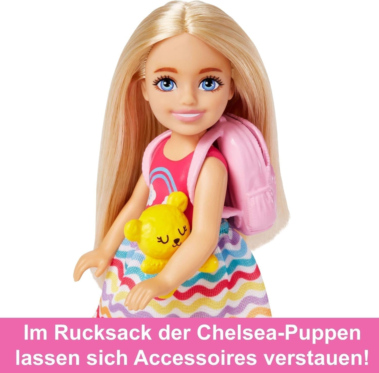 Barbie Toy Panenka Chelsea a doplňky Pes Cestovní sada 6 kusů včetně stojanu HJY17 Naty Shop Dolls