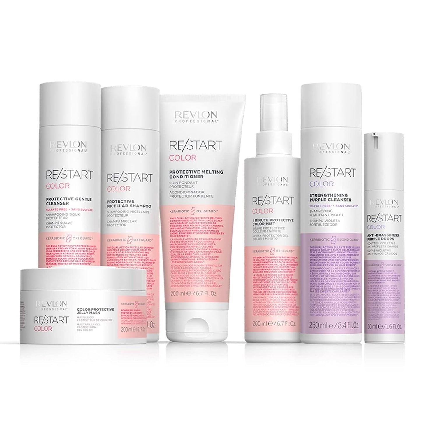 RE/START Color Protective Jelly Mask 500ml Color Enhancing Hair Mask Kúra na vlasy Hydratuje a chrání vlasy před blednutím barvy Maska s přírodním extraktem Acai Hair Mask Naty Shop