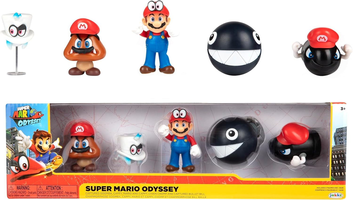 Ksruee Super Mario Mario Odyssey 5,6cm balení Akční figurky Naty Shop Výchozí název