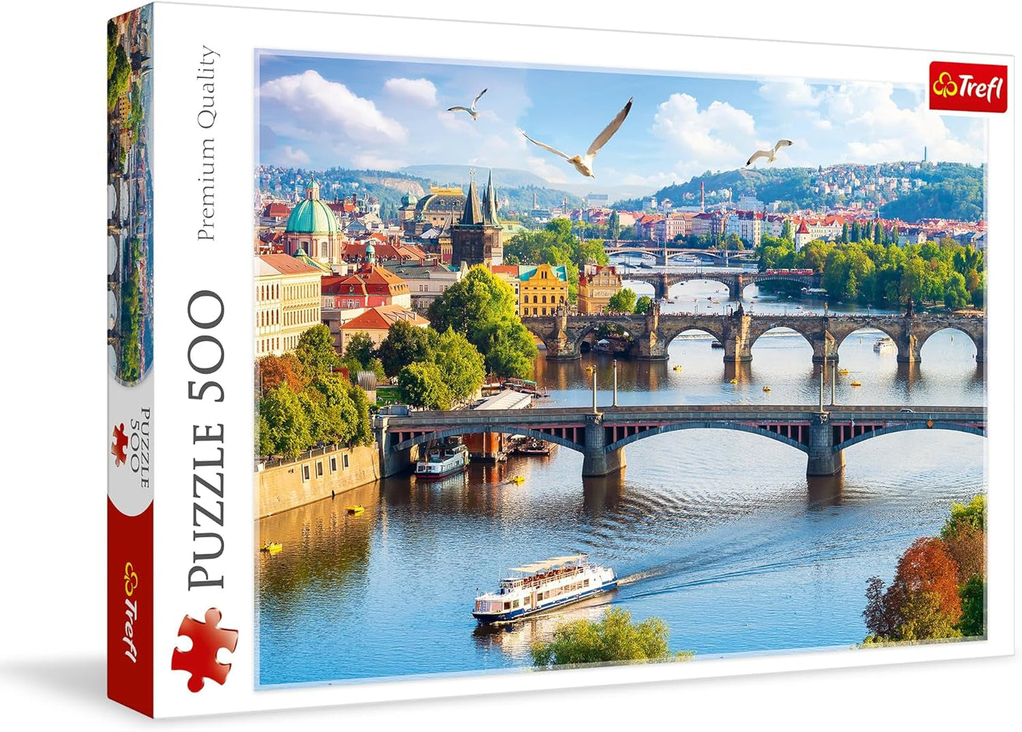 Trefl, Puzzle, Praha, Česká republika, 500 dílků, Premium kvalita, Pro dospělé a děti od 10 let Puzzle Naty Shop Multicolor