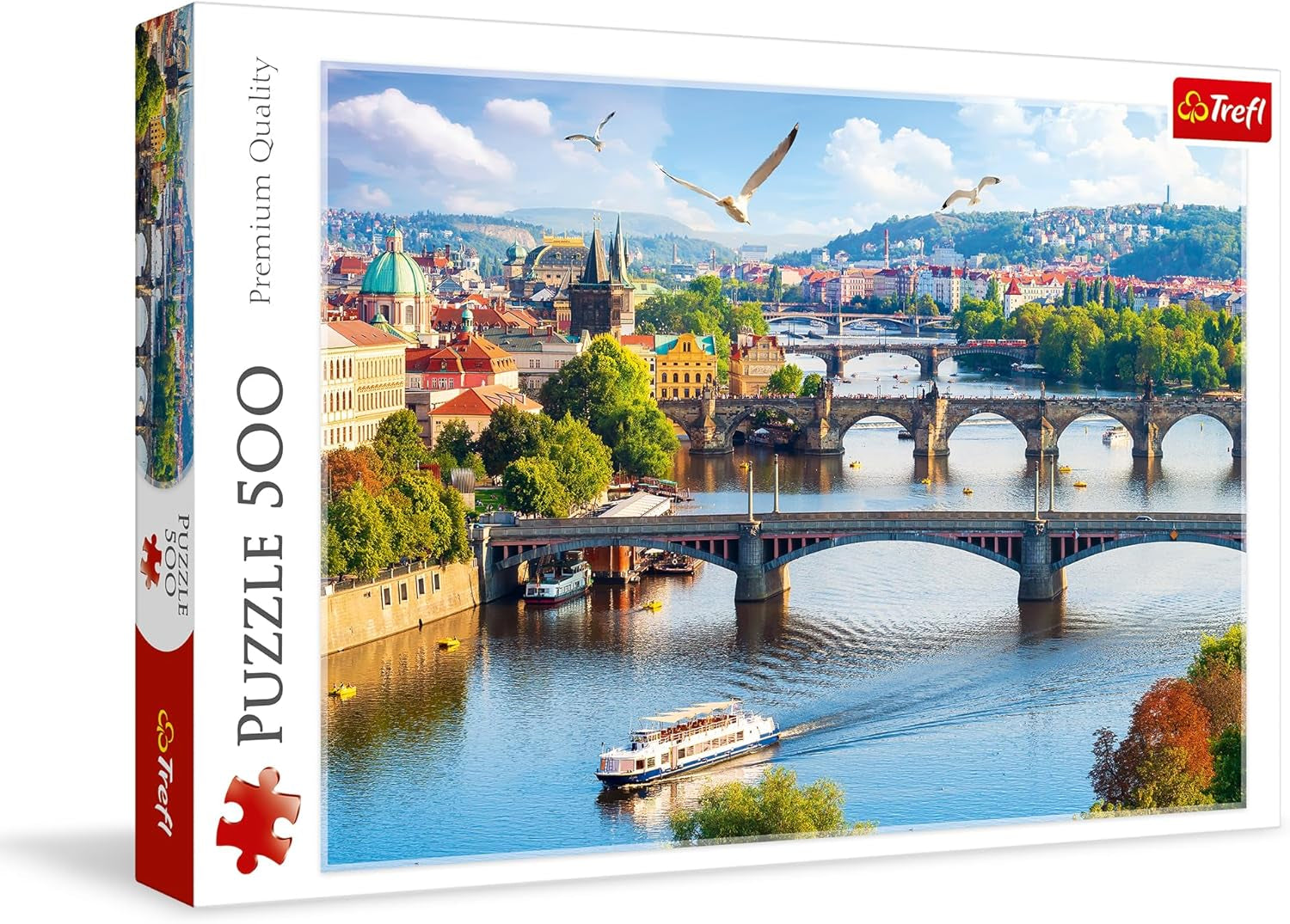 Trefl, Puzzle, Praha, Česká republika, 500 dílků, Premium kvalita, Pro dospělé a děti od 10 let Puzzle Naty Shop Multicolor