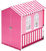 Teamson Kids - Domeček pro panenky Dreamland City Café 30 cm - růžová/bílá/černá
