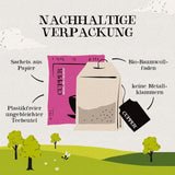 4Er Pack CUPPER Organický ovocný čaj "Cranberry & Raspberry Infusion", 4X20 nebílé čajové sáčky, bio, fair trade