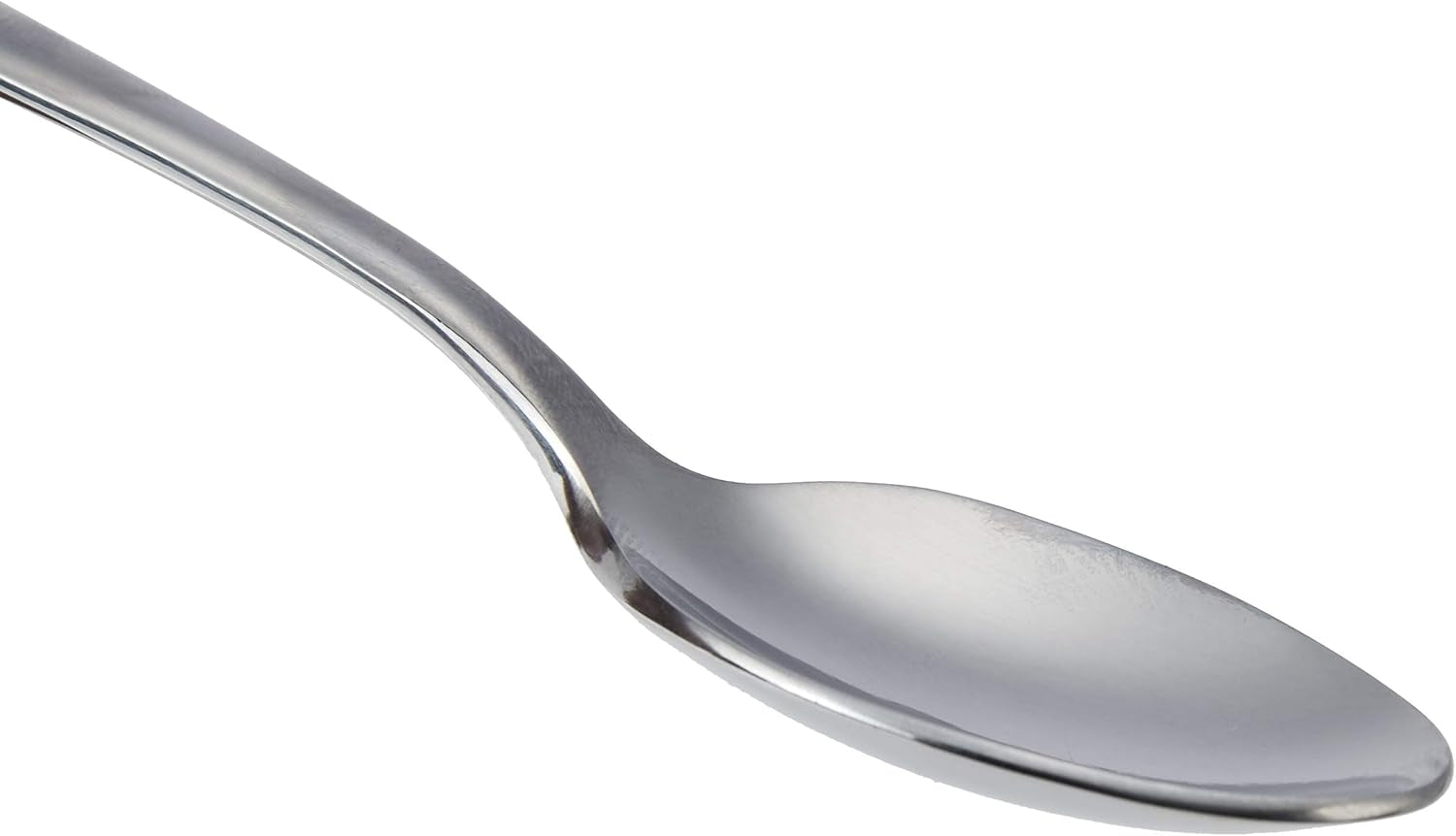 Kávová lžička z nerezové oceli, design s kulatým okrajem, balení 12 ks, stříbrná kuchyně Naty Shop