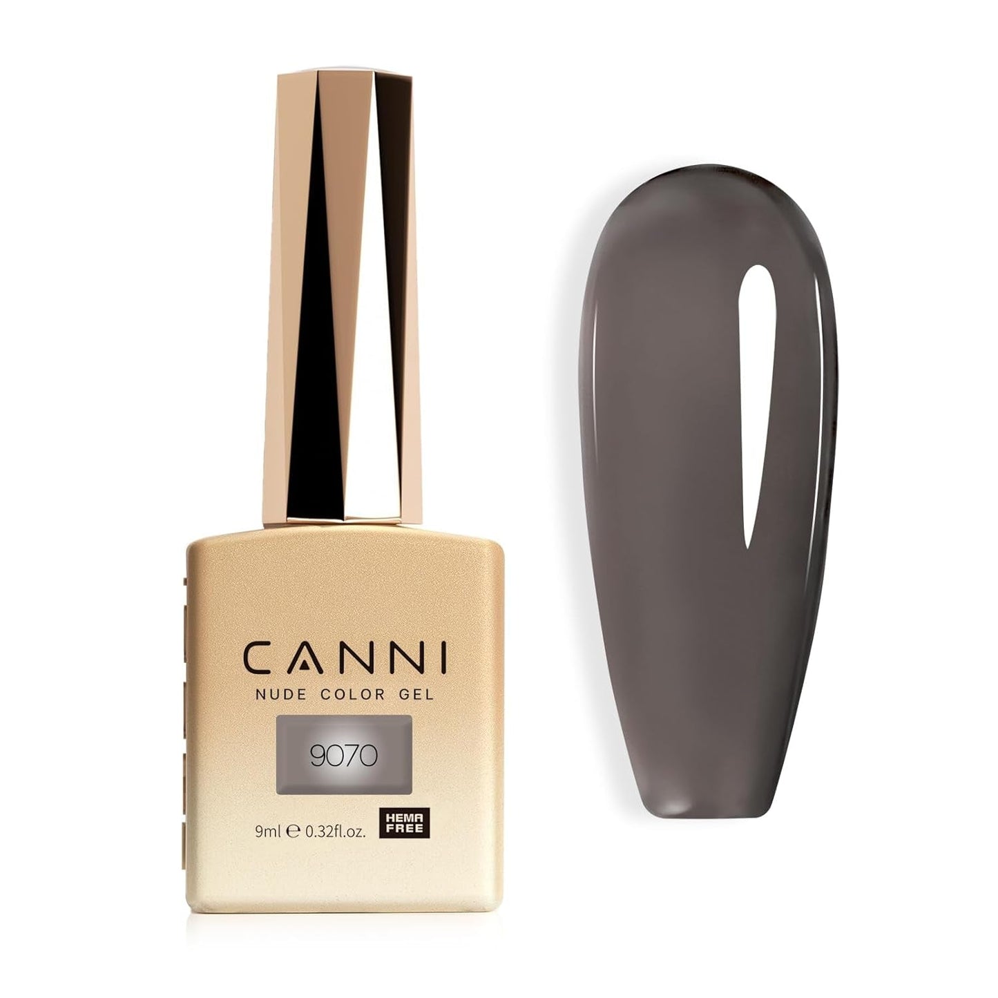 CANNI gel lak na nehty, semipermanentní, tmavě fialový, lak na nehty, UV gel, soak off, manikúra