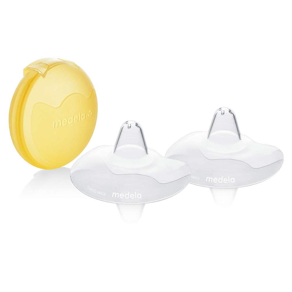 Medela Contact Brusthütchen – Bpa-Frei – Aus Ultradünnem, Weichem Silikon – Inklusive 2 Brusthütchen Und Etui – 20 mm, Medium Příslušenství Jídlo a kojení Baby Naty Shop M