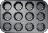 Zenker 12Er Muffinform Energy, Premium-Backform, Für Köstliche Kuchen, Verkürzt Die Backzeit Um Bis Zu 20 % (Farbe: Silver/Anthrazit), Menge: 1 Stück, Hellgrau Und Dunkelgrau Formy a plechy na pečení Naty Shop