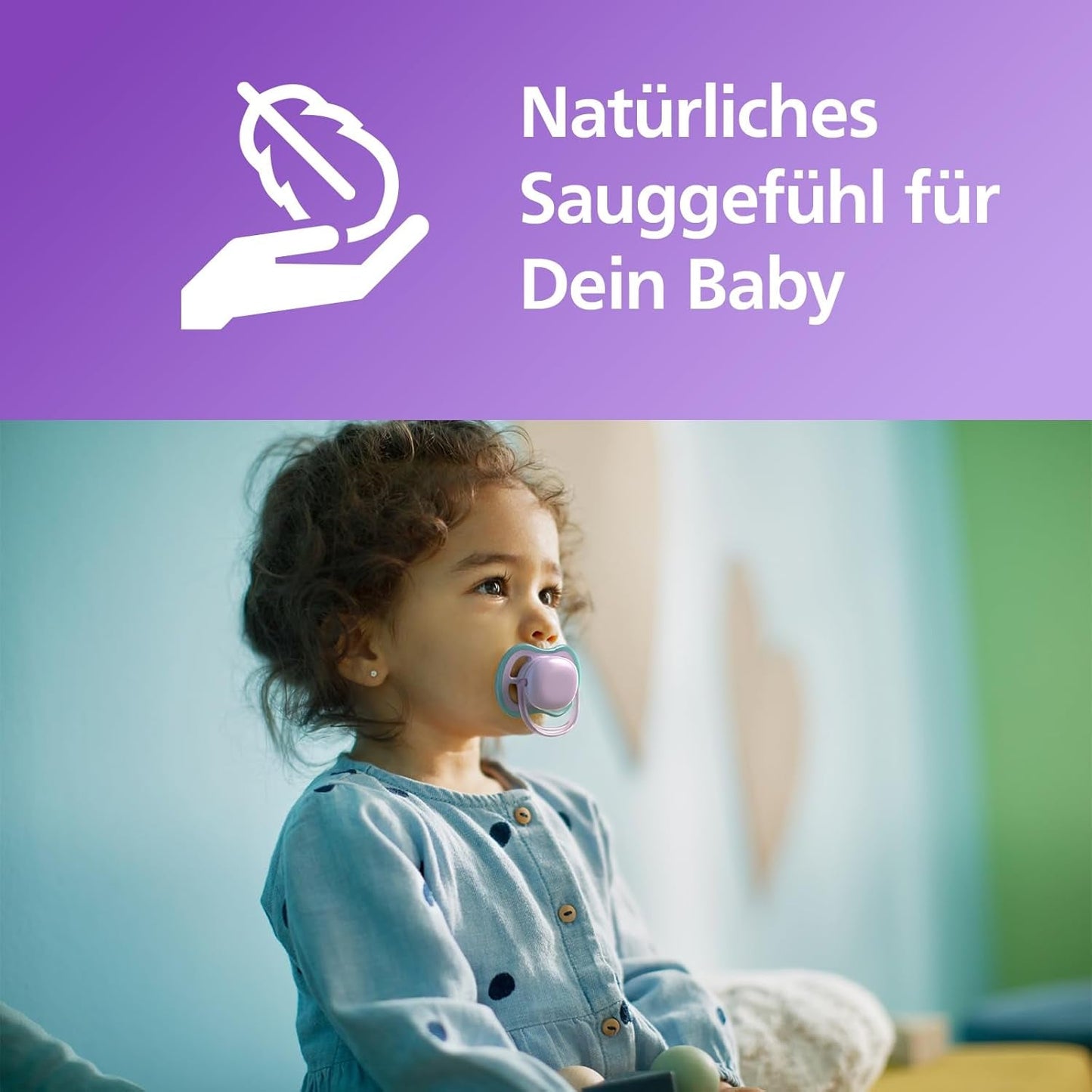 Dudlík Philips Avent Ultra Air - sada 2 prodyšných dudlíků bez BPA pro děti od 18 měsíců, včetně pouzdra na přenášení a sterilizace, Velryba/Velryba (Model SCF349/24)