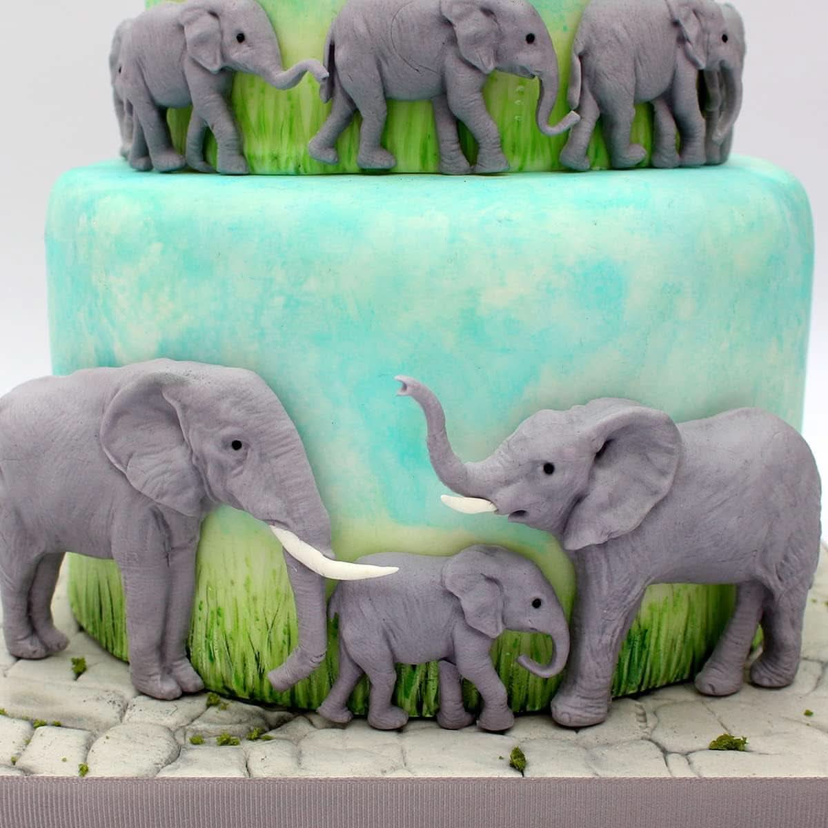 Katy Sue, Silikonové formy Family of Elephants Kitchen Naty Shop