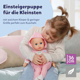 BABY Born Hannah Play with Me - Panenka s 5 funkcemi - Tělo z měkkého materiálu včetně příslušenství - Panenka 36 cm - Provoz na baterie - Vhodné pro děti od 1 roku