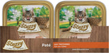 Mister Nassfutter für ausgewachsene Katzen, Turecko, Line Pastete und Fleisch in Stücken, celkem 3,2 kg (32 Becher x 100 g)