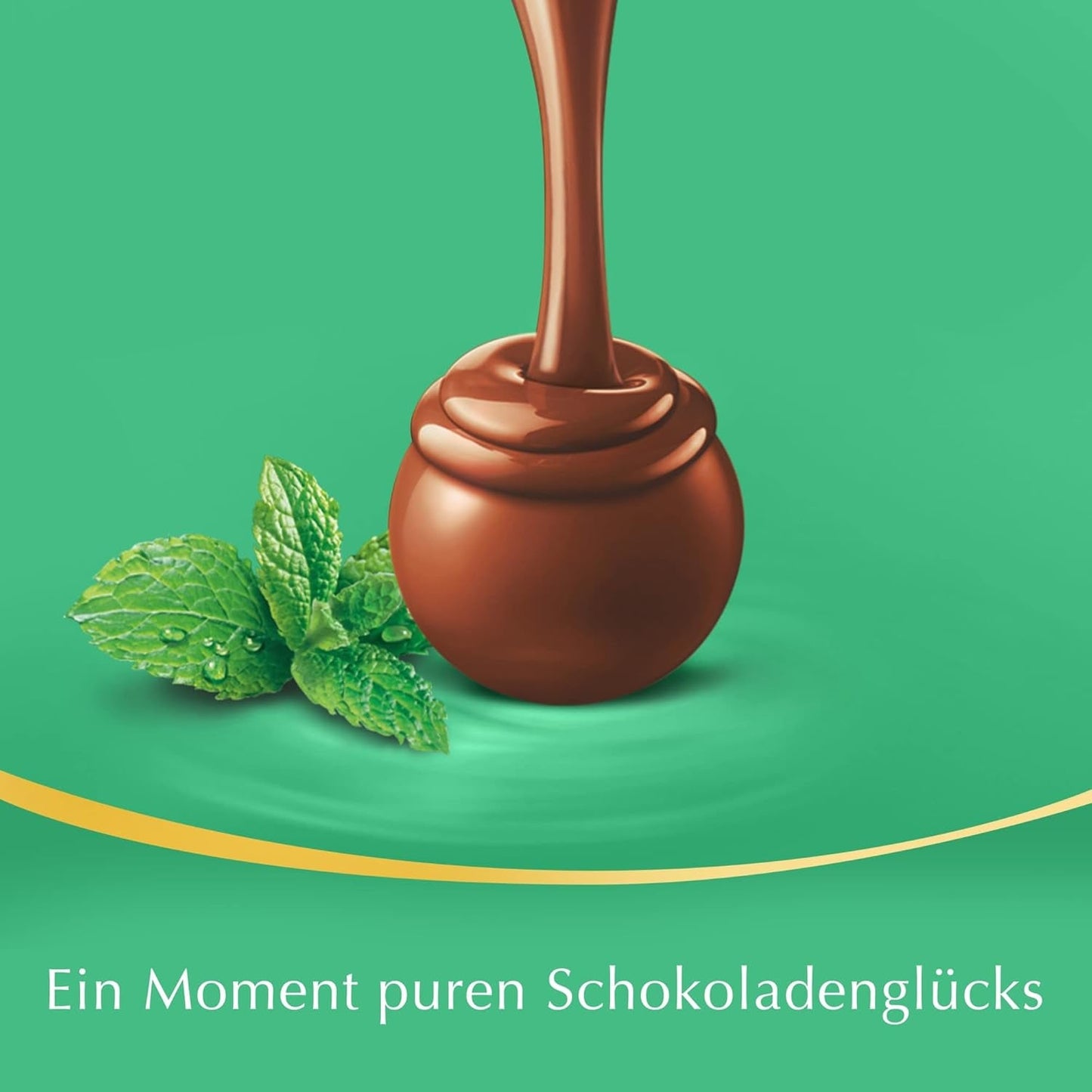 LINDOR čokoládové kuličky | 1 kg uzavíratelný sáček | cca. 80 kuliček z mléčné čokolády s mátovou náplní | Hromadné balení a čokoládové kuličky se slaným karamelem LINDOR