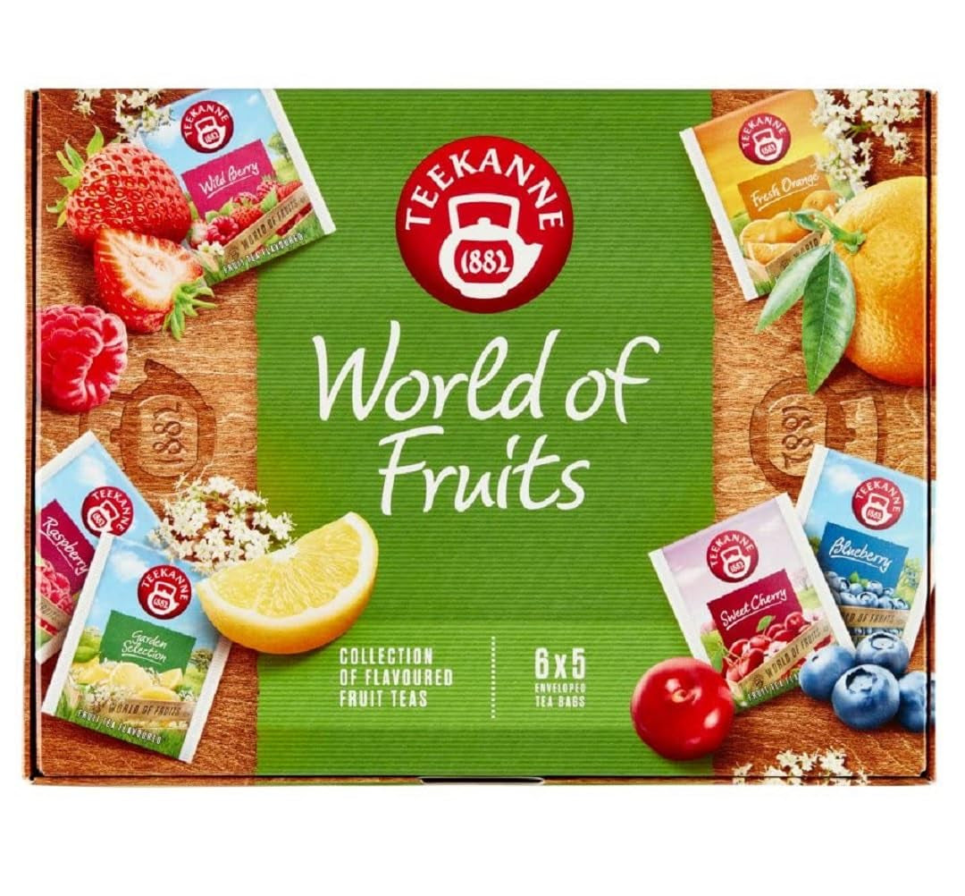 Teekanne World of Fruits Fruit Tea Selection Box 6 příchutí 5 čajových sáčků