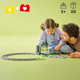 LEGO DUPLO Městský železniční tunel a koleje – rozšiřující sada, dárek pro batolata, podporuje zručnost, herní sada pro 2leté fanoušky vozidel, kreativní výuková hračka 10425 Stavebnice Besuche den LEGO-Store