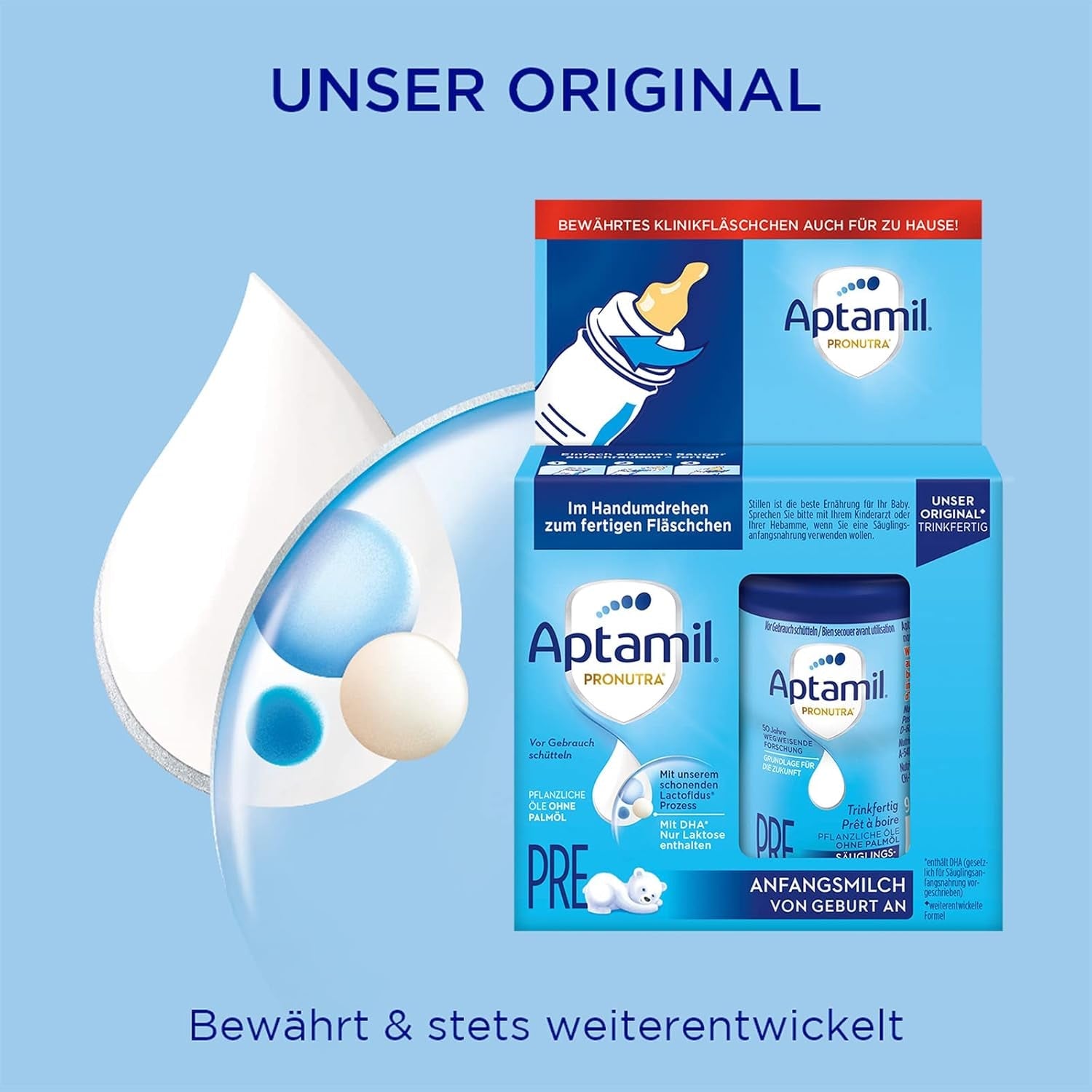 Aptamil Pronutra-ADVANCE PRE, pitný, 4x2x90ml (Packung mit 4)