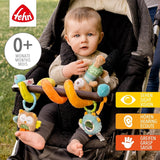 Fehn Activity Spiral Sleeping Forest - dotýkejte se a držte kočárek - hračka pro miminko do postýlky, ohrádky, kočárku a autosedačky - motorická hračka pro miminka a batolata od 0+ měsíců Baby Toys Naty Shop
