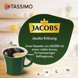 Tassimo Kapseln Jacobs Krönung, 5 x 16 padů, 80 Kaffeekapseln
