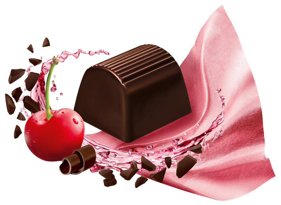Ferrero Mon Chéri Heart - Čokoládový dárek k Valentýnu pro něj a pro ni - Křupavá čokoláda, ovocný likér a ochucené třešně - Na Valentýna, Den matek a Velikonoce - 1 balení 147g