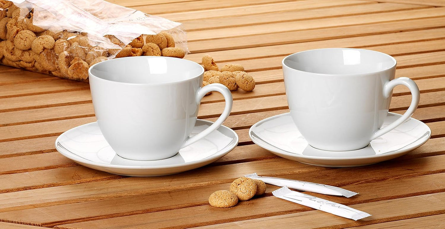 Cappuccino set Ritzenhoff & Breker Bianco, 4 kusy, 300 ml