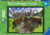 Puzzle Ravensburger pro děti 13334 - Minecraft Cutaway - 300 dílků Puzzle Minecraft XXL pro děti od 9 let Puzzle Naty Shop Single