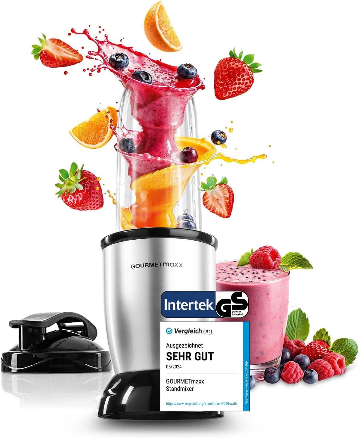 Gourmetmaxx Mr Magic Blender, Smoothie Maker s balíčkem příslušenství Xxl Naty Shop