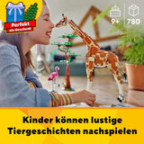LEGO Creator 3v1 Animal Safari, kreativní sada s figurkami zvířat, 3 možnosti stavění: Hračka žirafa, gazela a lev, hračka zvířátka pro dívky a chlapce, přírodní dárek pro děti od 9 let 31150 Stavebnice Beuche den LEGO-Store