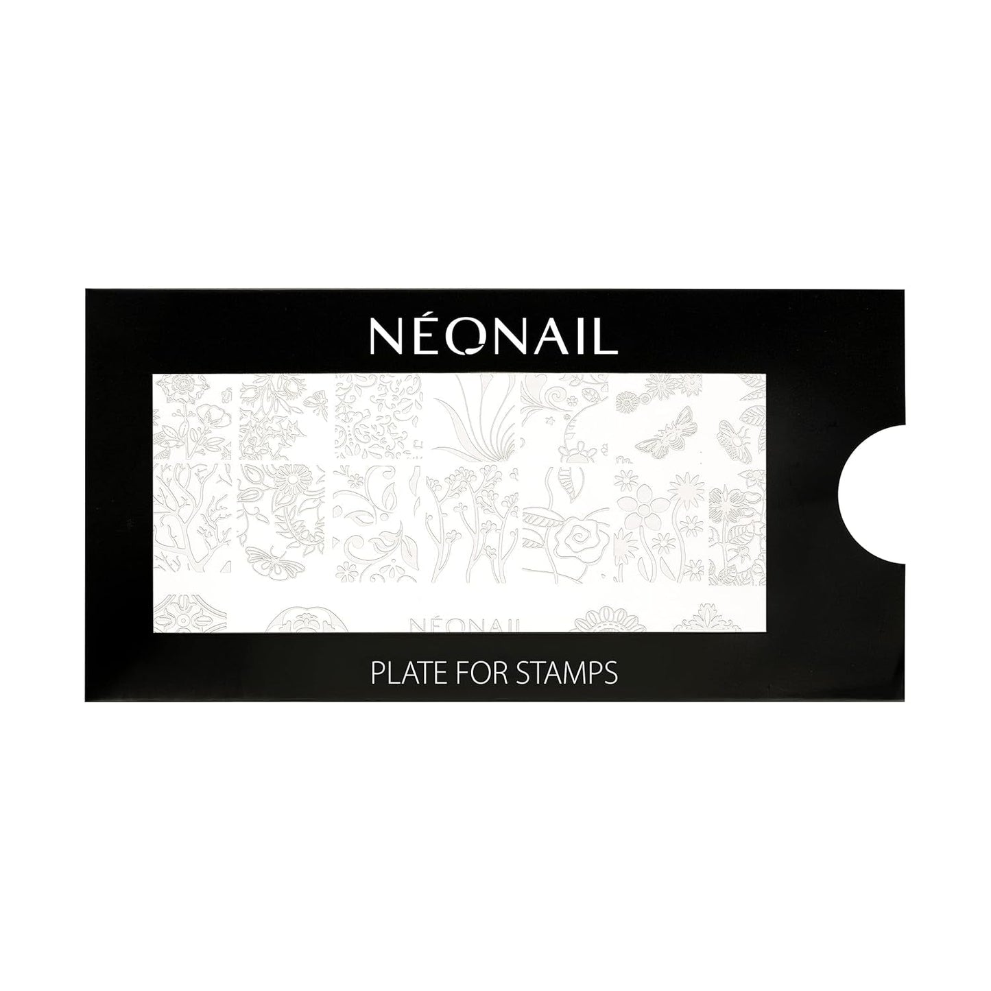 NÉONAIL Nagel Stempel Mit Schaber - Nägel Selber Machen - Razítko na nehty - Nageldesign Für Nagel Schablone - Francouzské nehty Stempel - Silikon Nagelstempel