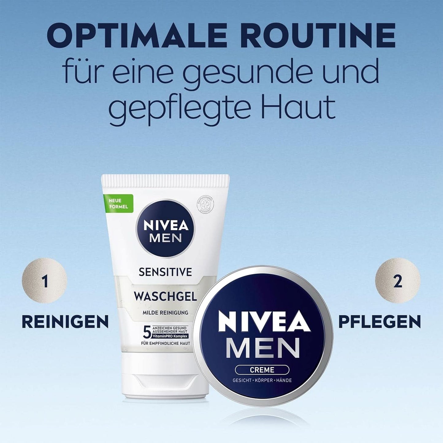 NIVEA MEN Creme, výživný pleťový krém s vitamínem E, 150 ml Naty Shop