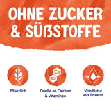 Alpro Kokosnussdrink ohne Zucker – Ohne Süßstoffe – Vegan und Milchfrei – Von Natur aus laktosefrei a fettarm – Bohaté na vápník a vitamíny – 8 x 1 l