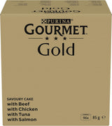 Mokré krmivo pro kočky Gourmet Gold Refined Ragout, různé směsi, balení 96 ks (96 x 85 g)